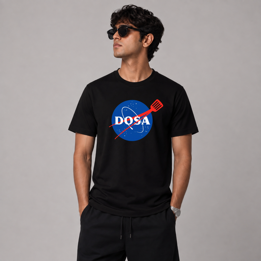 DOSA Space Mission | Funny Food Lover Unisex Regular T-Shirt