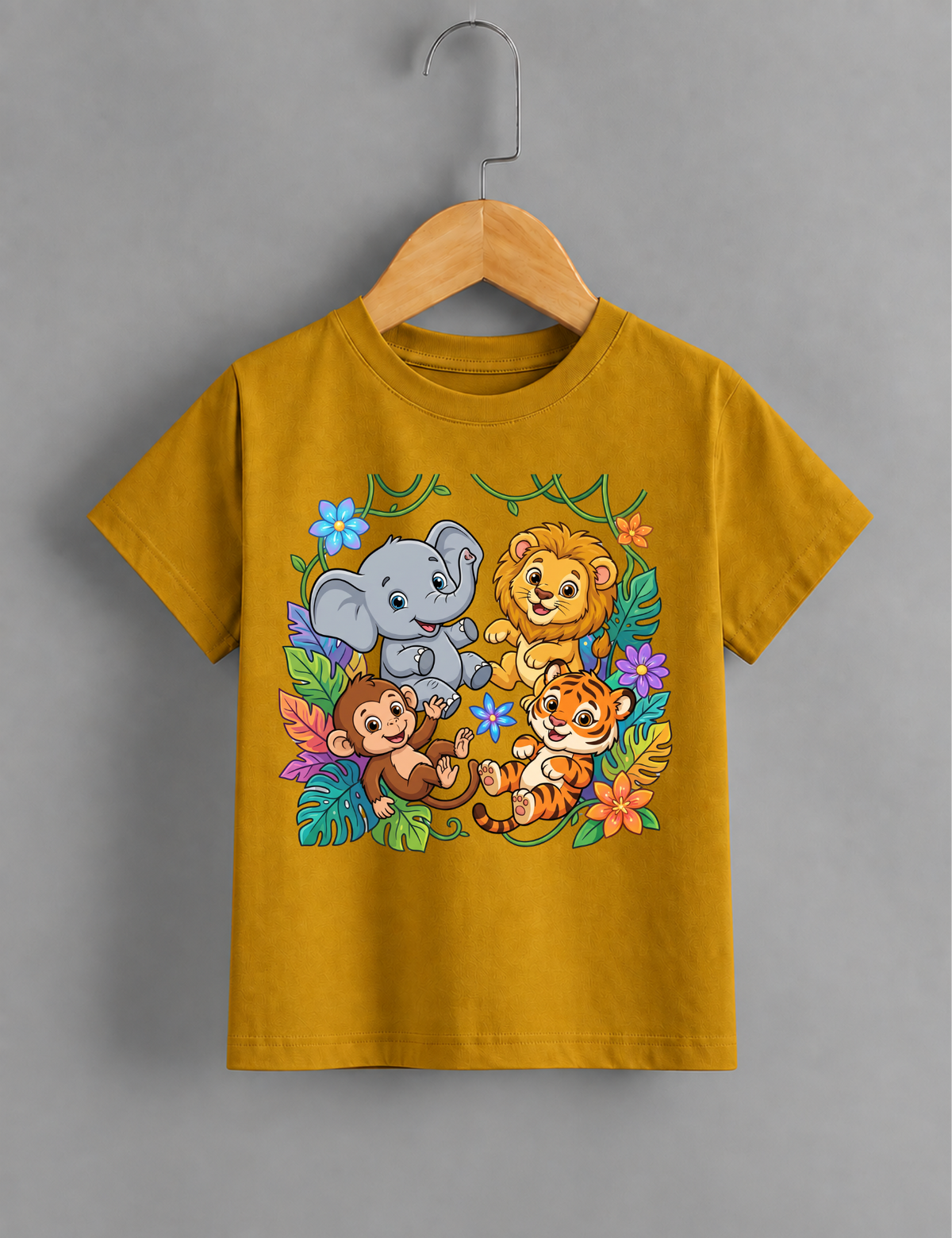 Cute Jungle Animals | Kids’ Graphic T-Shirt