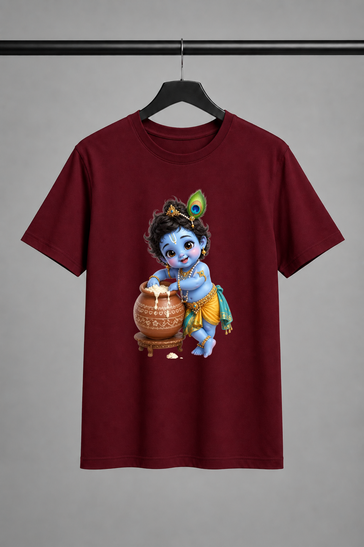 Little Krishna – Makkhan Chor | Unisex Regular Fit T-Shirt