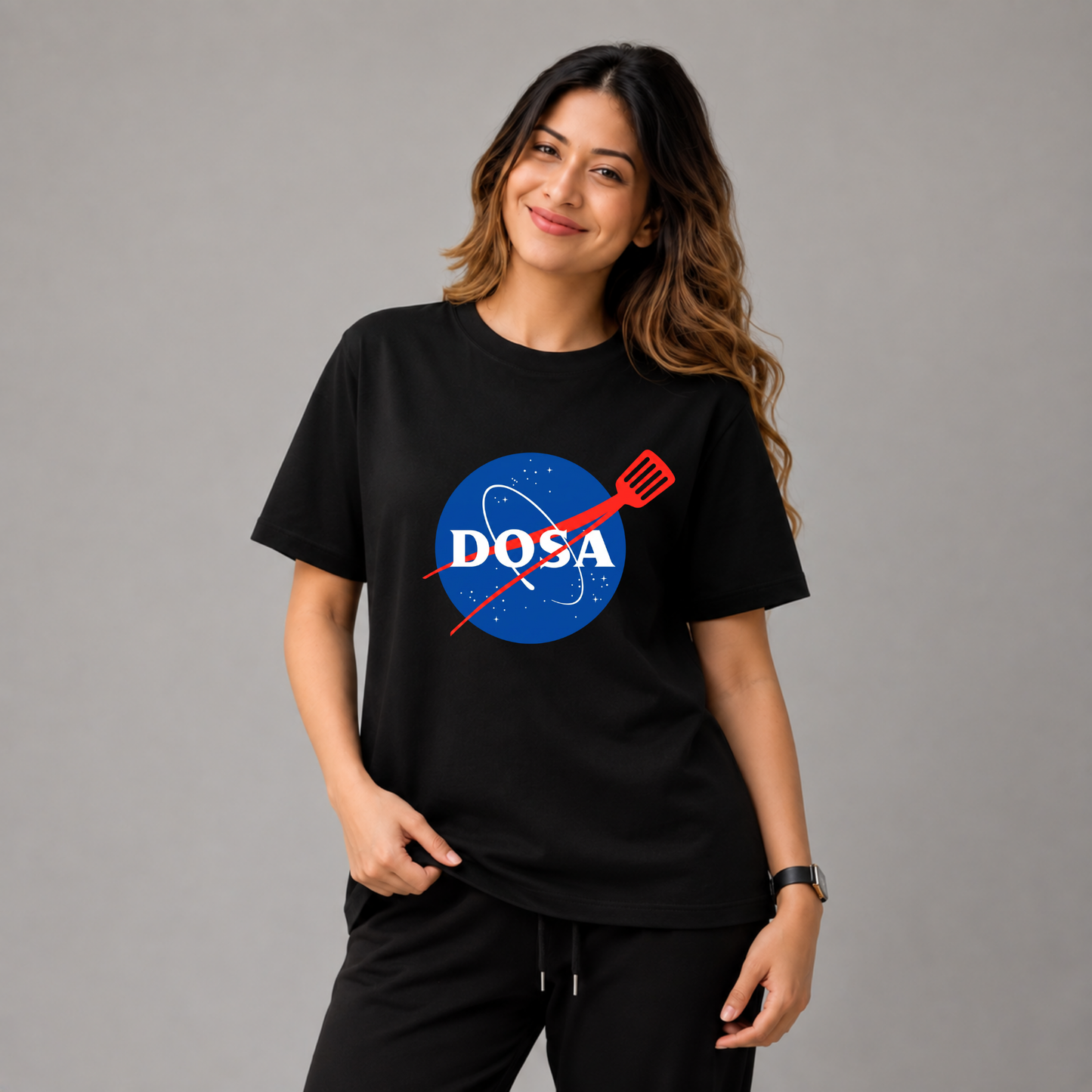 DOSA Space Mission | Funny Food Lover Unisex Regular T-Shirt