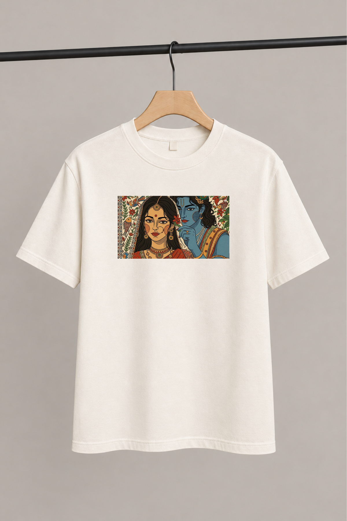 Radha Krishna – Eternal Love | Unisex Oversized T-Shirt