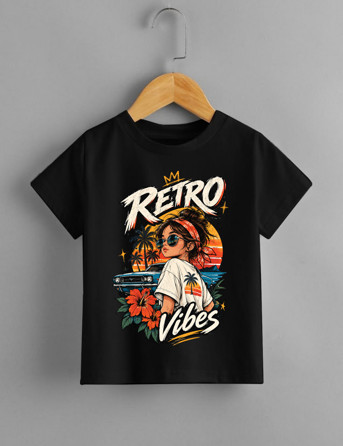 Retro Vibes | Kids Graphic T-Shirt