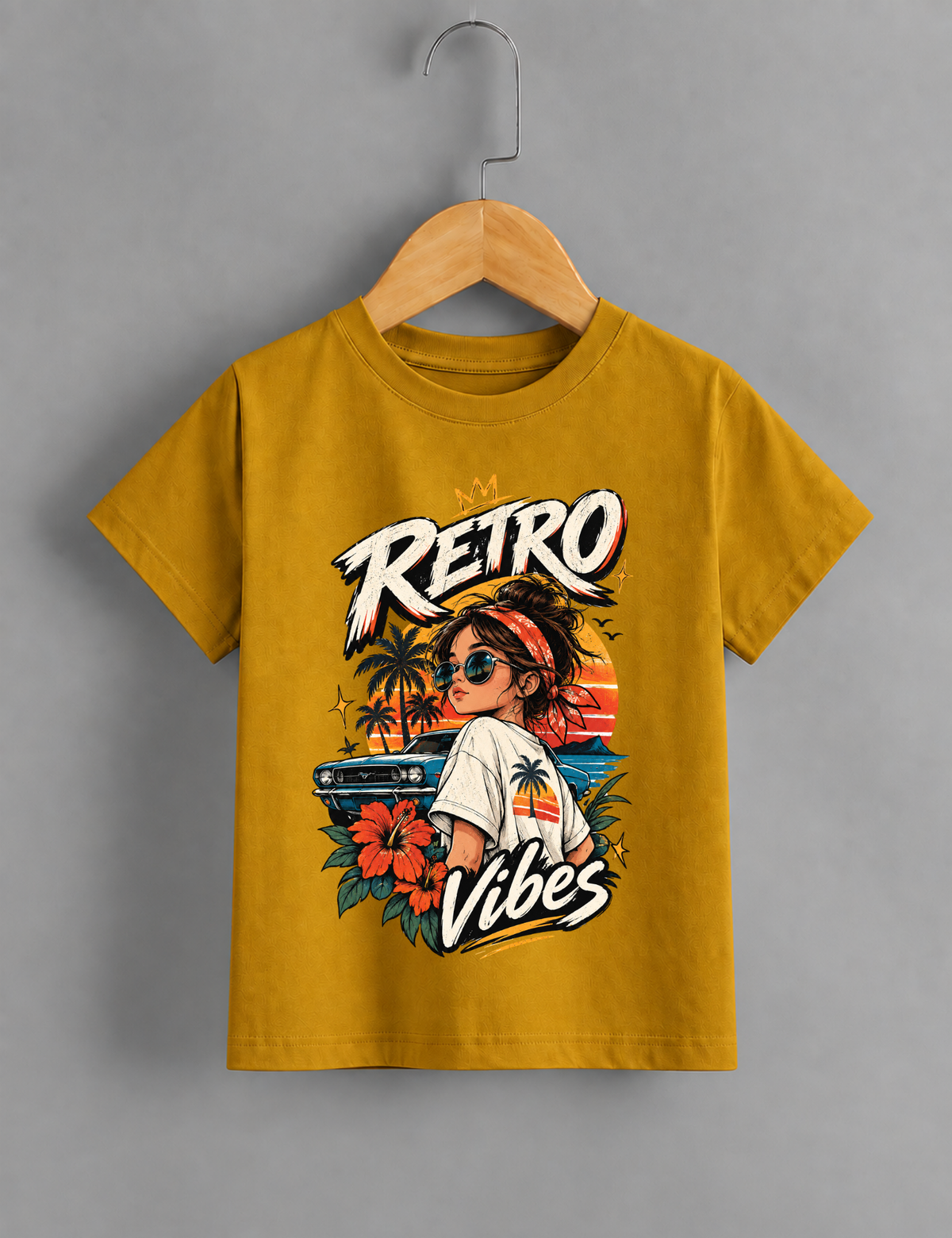 Retro Vibes | Kids Graphic T-Shirt