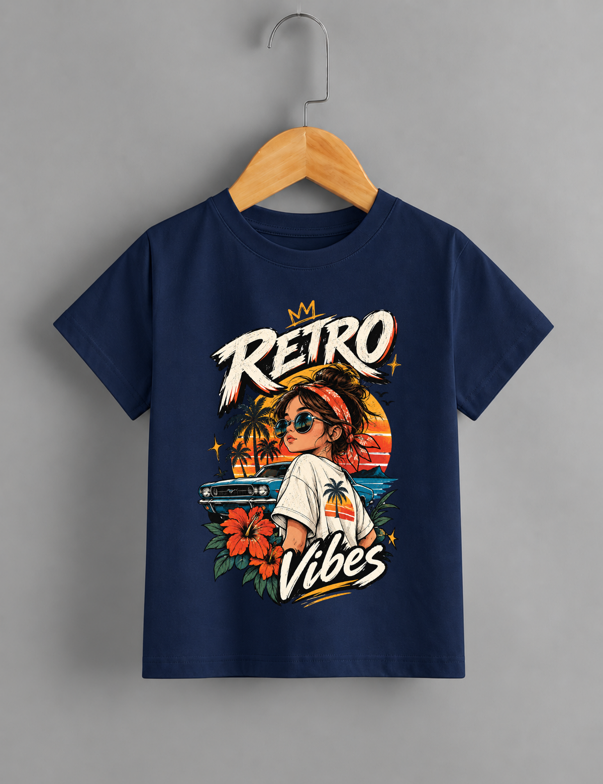 Retro Vibes | Kids Graphic T-Shirt