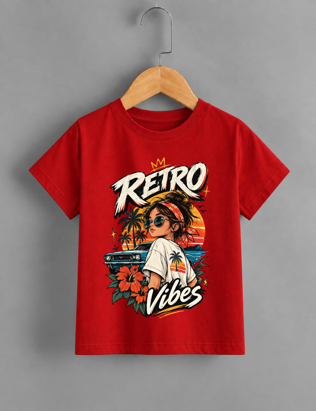 Retro Vibes | Kids Graphic T-Shirt