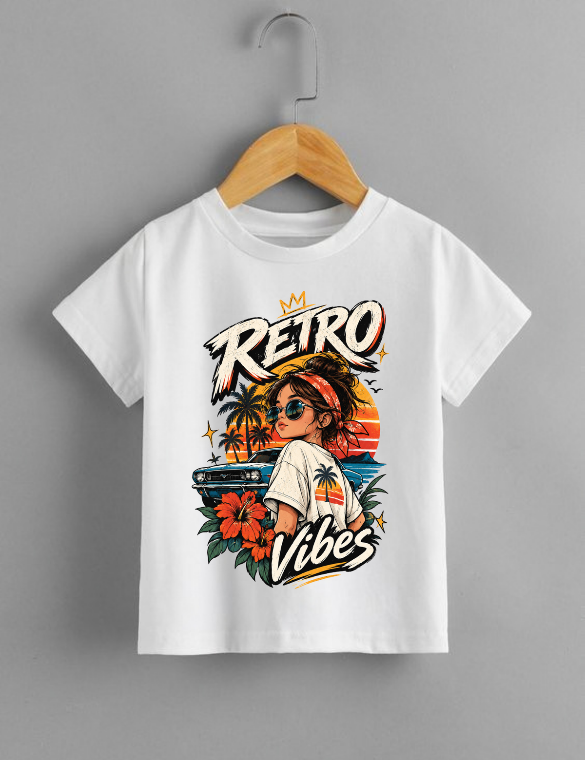 Retro Vibes | Kids Graphic T-Shirt