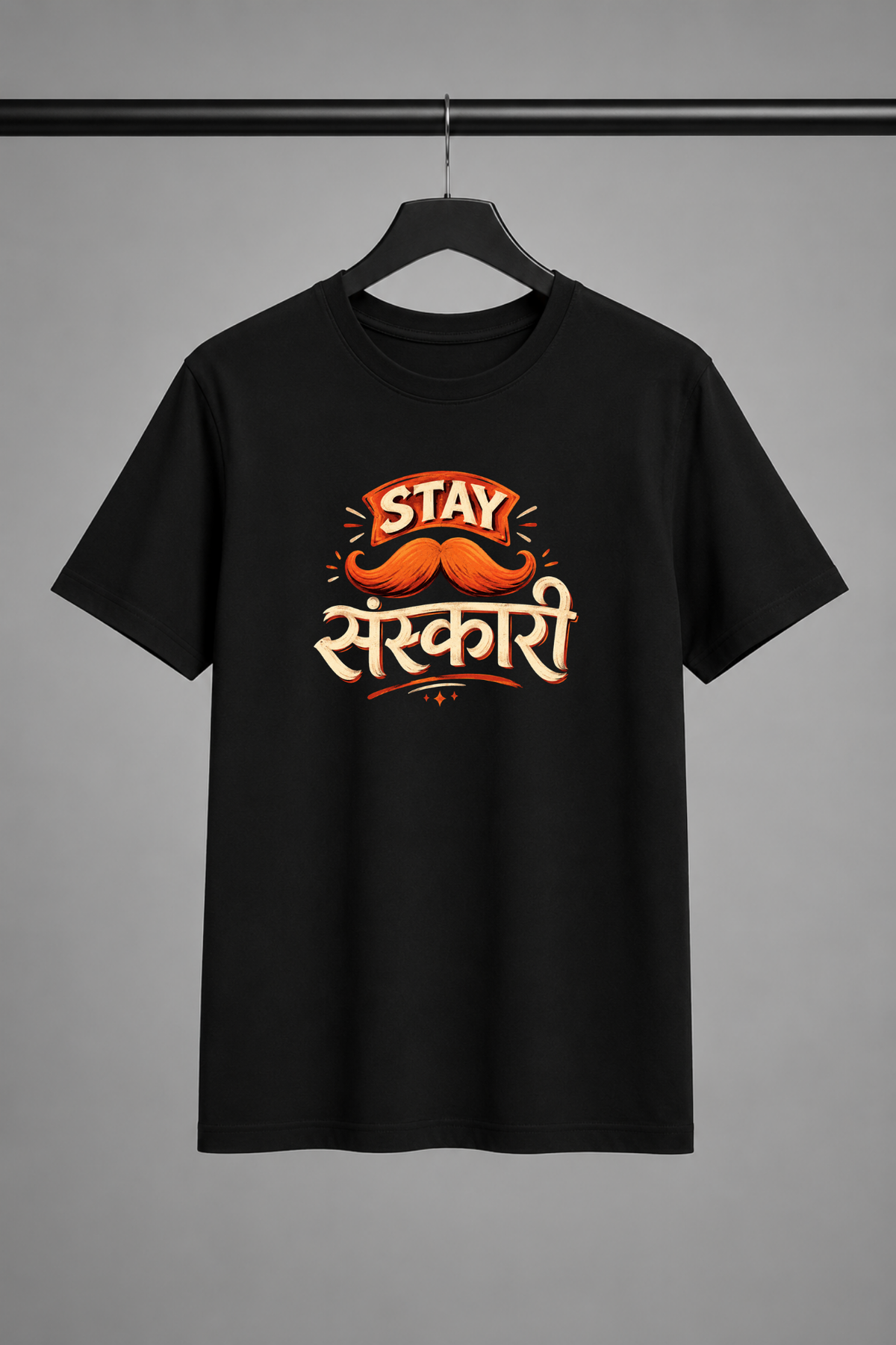 Stay Sanskari | Unisex Regular Fit T-Shirt