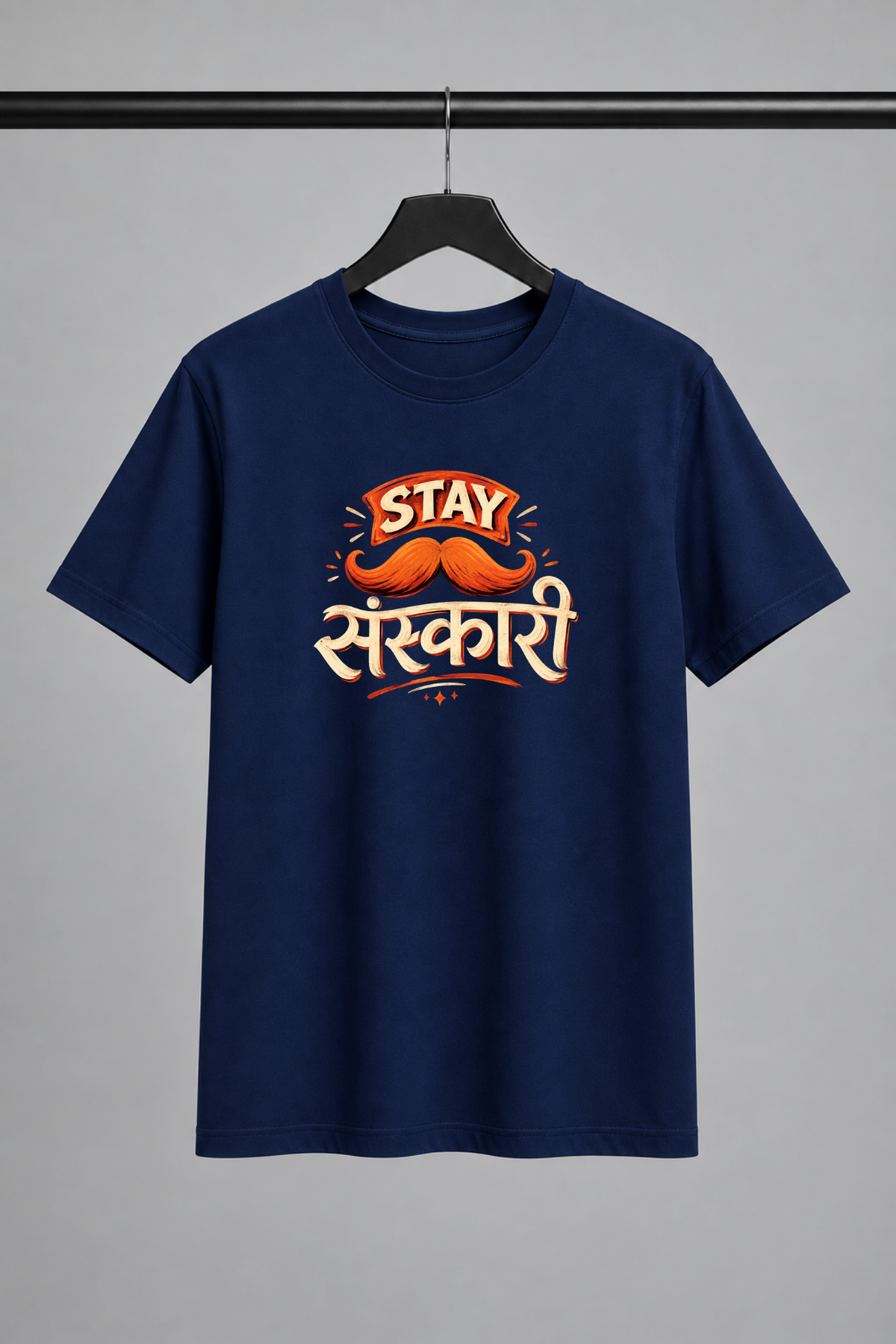 Stay Sanskari | Unisex Regular Fit T-Shirt