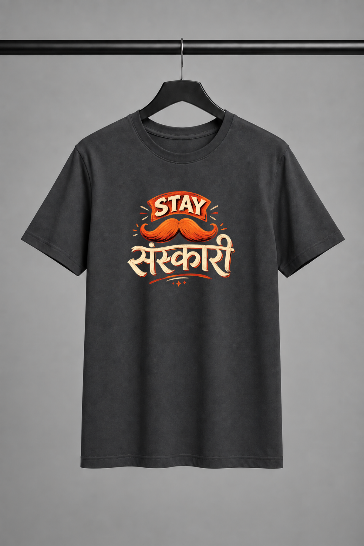 Stay Sanskari | Unisex Regular Fit T-Shirt