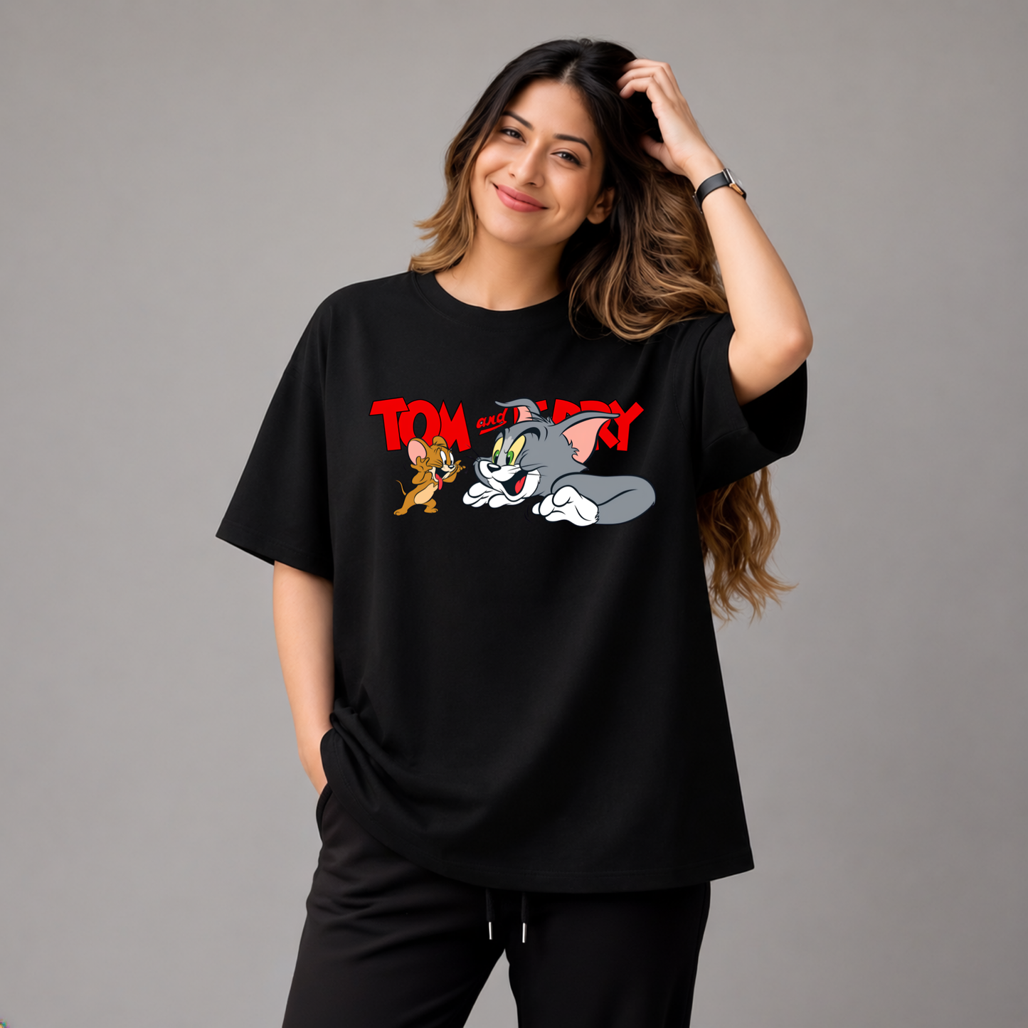 TOM AND JERRY (SIS) – Rakhi Special | Oversized T-Shirt